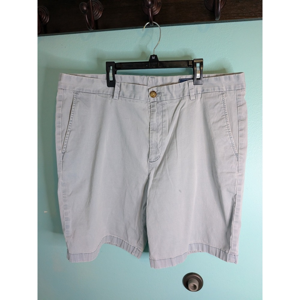 Vineyard Vines Mens 38 Breaker Shorts Light Blue Cotton‎ Stretch Chino Casual